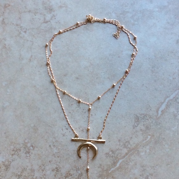 🌺 3PC MOON NECKLACE DANGLE EARRINGS HAIR FLOWER FEATHER BOHO SET BUNDLE GREEN - Picture 5 of 9